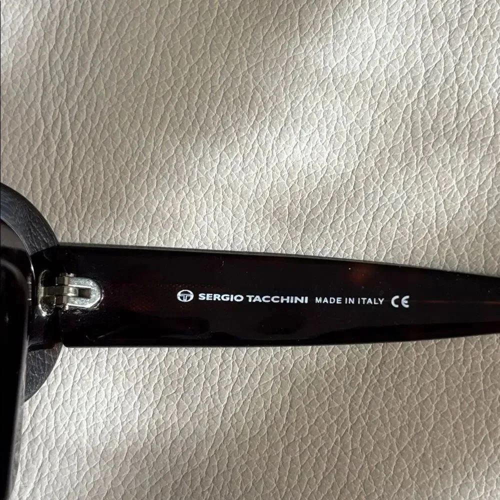 Sergio Tacchini Vintage Mini Black Sunglasses